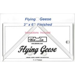Bloc-Loc Flying Geese Ruler 3 X 6"