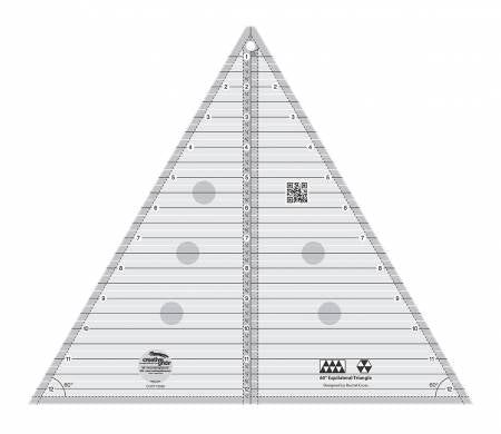 60 Degree Equilateral Triangle Ruler