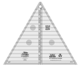 60 Degree Triangle 8" Finished Size by Creative Grids