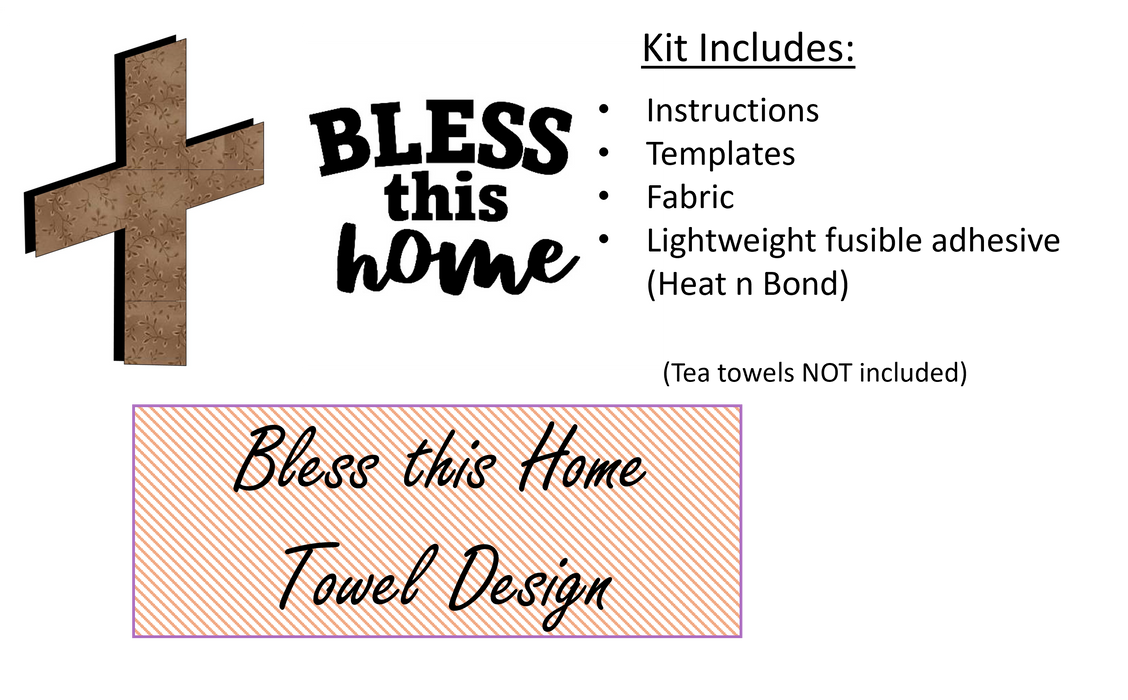 Tea Towel Design - Bless This House