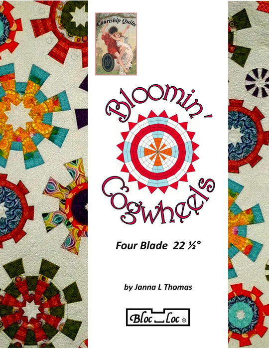 Bloc-Loc Bloomin' Cogwheels 4 Blade (Pattern book included)