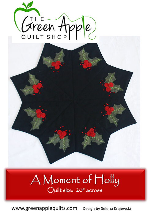 A Moment of Holly - A Table Topper Pattern