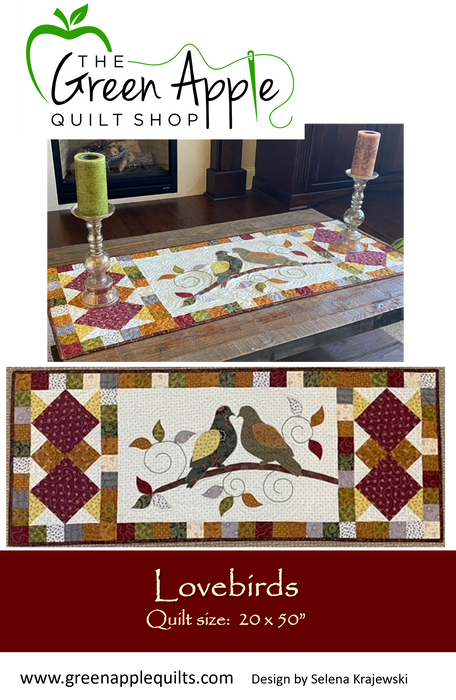 Lovebirds - A Table Runner