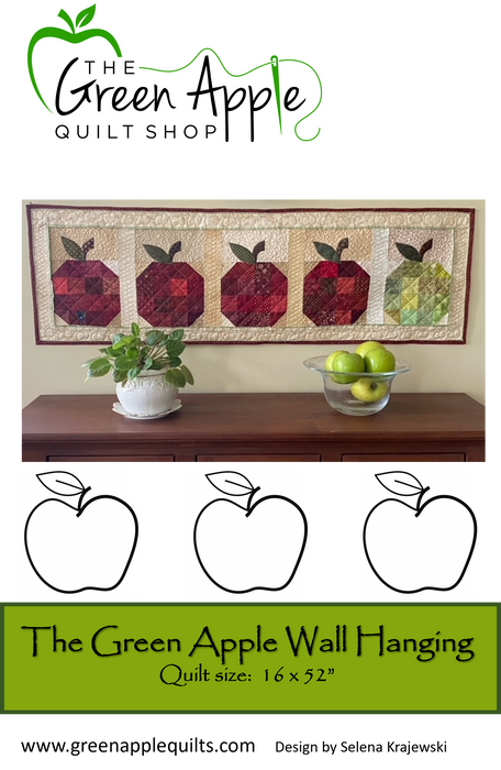 The Green Apple - A Wall Hanging (or table runner) pattern