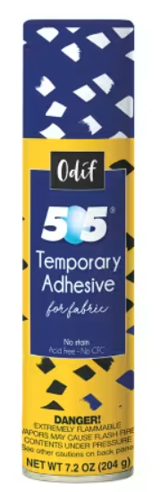 505 Basting Spray Temporary Adhesive for Fabrics by Odif