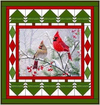 Cardinals in the Snow