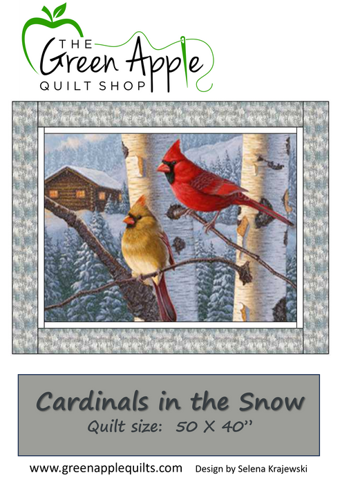 Cardinals in the Snow