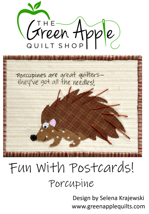 Porcupine postcard