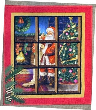 Santa Through the Window