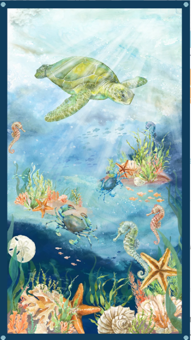 Aqua Dive by Windham Fabrics, 2/3yd
